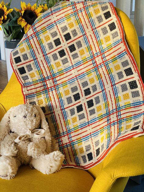 Plaid swaddle outlet blanket